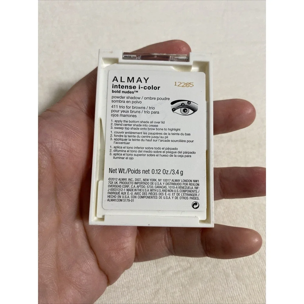 Discontinued Almay Eyeshadow Intense I - Color Bold Nudes 411 Trio For Browns